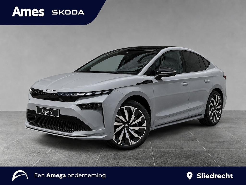 Skoda Enyaq Coupé 85 286pk Sportline | Elektr. bestuurdersstoel + geheugen | Matrix LED | Panoramadak