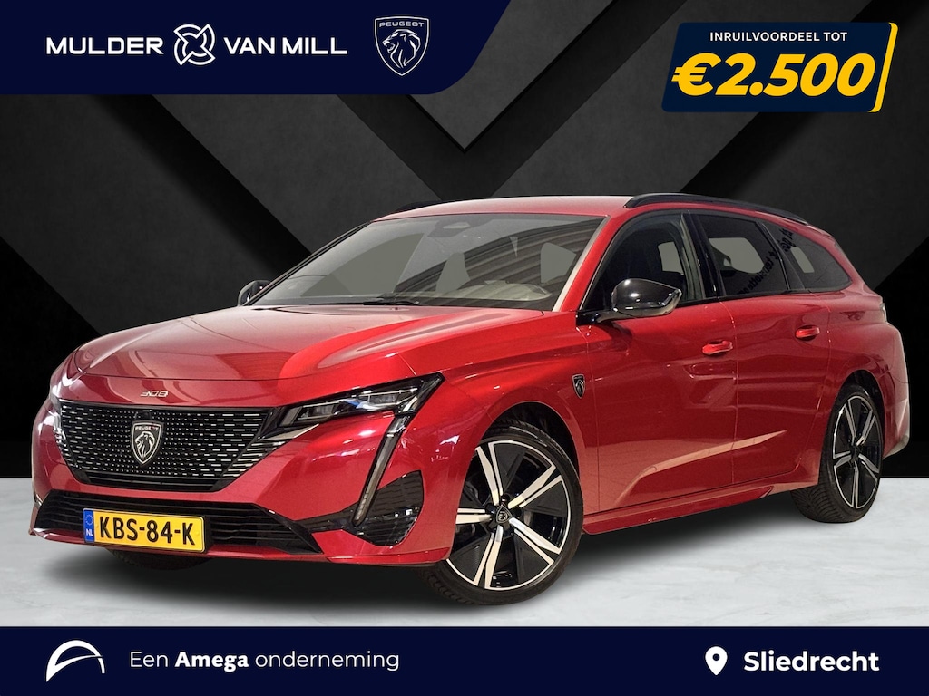 Peugeot 308 SW GT 1.2 Turbo 130pk EAT8 | FOCAL HIFI | ELEKTR. A.KLEP | AGR-STOEL | MASSAGE | 360° CAMERA | MATRIX LED | STUUR+STOELVERW. | MEMORY |