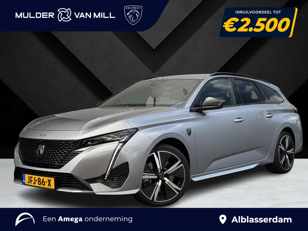 Peugeot 308 SW GT 1.6 HYbrid PHEV 225pk e-EAT8 | NAVI | STUUR+VOORRUITVERW. | FOCAL HIFI | ELEKTR. A.KLEP | 360° CAMERA | ALL-SEASONBANDEN | KEYLESS ENTRY |