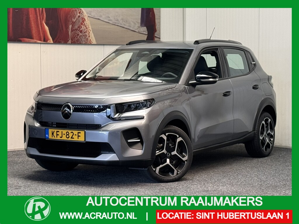 Citroën C3 1.2 TURBO PLUS 100PK NIEUW MODEL 2025 50 STUKS OP VOORRAAD !!! NAVIGATIE VIA APPLE CARPLAY/ANDROID CRUISE CONTROL AIRCO BLUETOOTH TELEFOON RIJSTROOKSENSOREN PDC ZEER MOOI !!