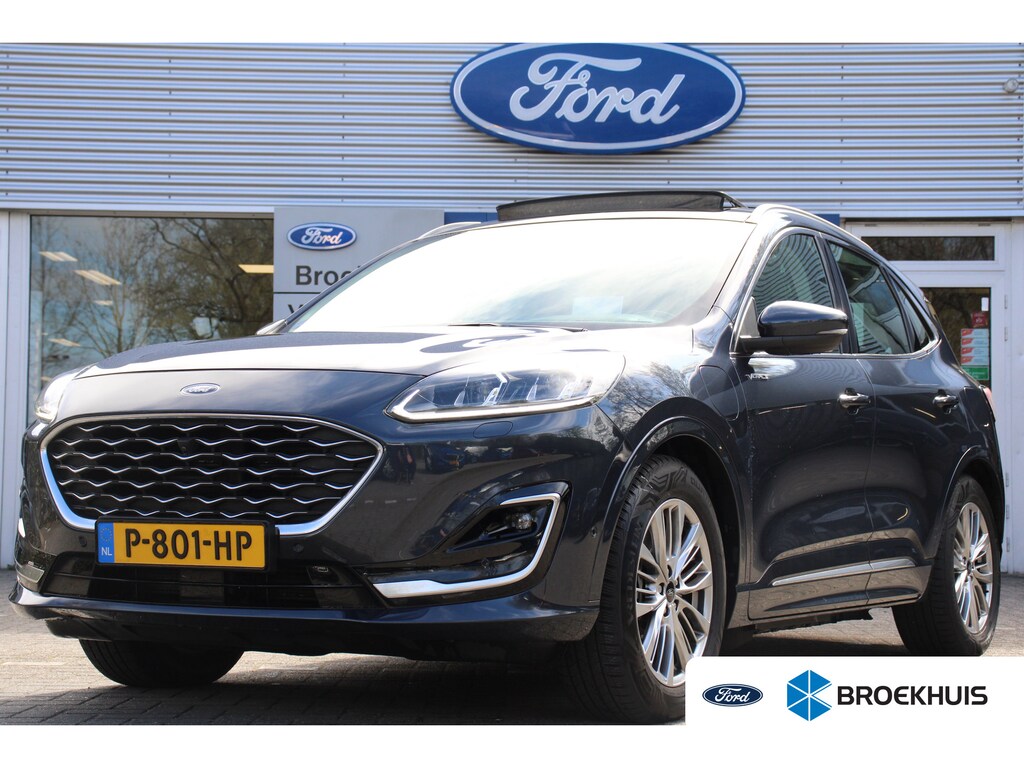 Ford Kuga 2.5 PHEV Vignale | PANODAK | WINTERPACK | ADAPTIVE CRUISE | LANE ASSIST | 360° CAMERA | ELEKTR. STOEL INCL GEHEUGEN | DEALER OH | DODE HOEK