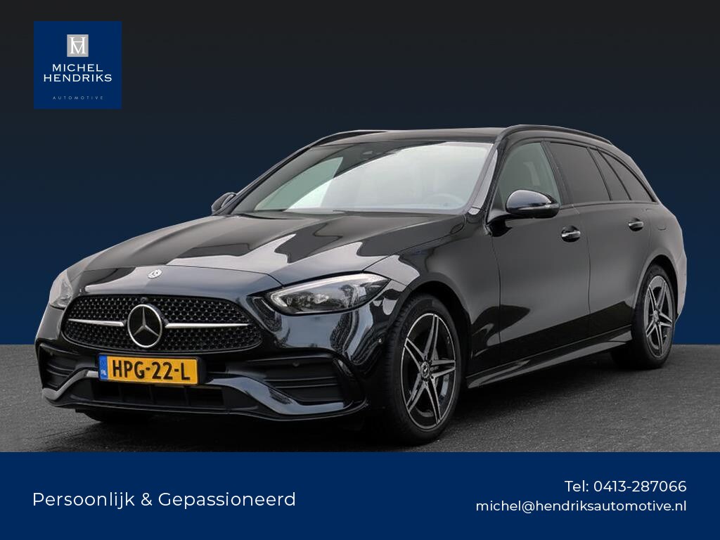 Mercedes-Benz C-klasse Estate 300 e AMG Distronic, Head-Up, Pano, Nappa leder