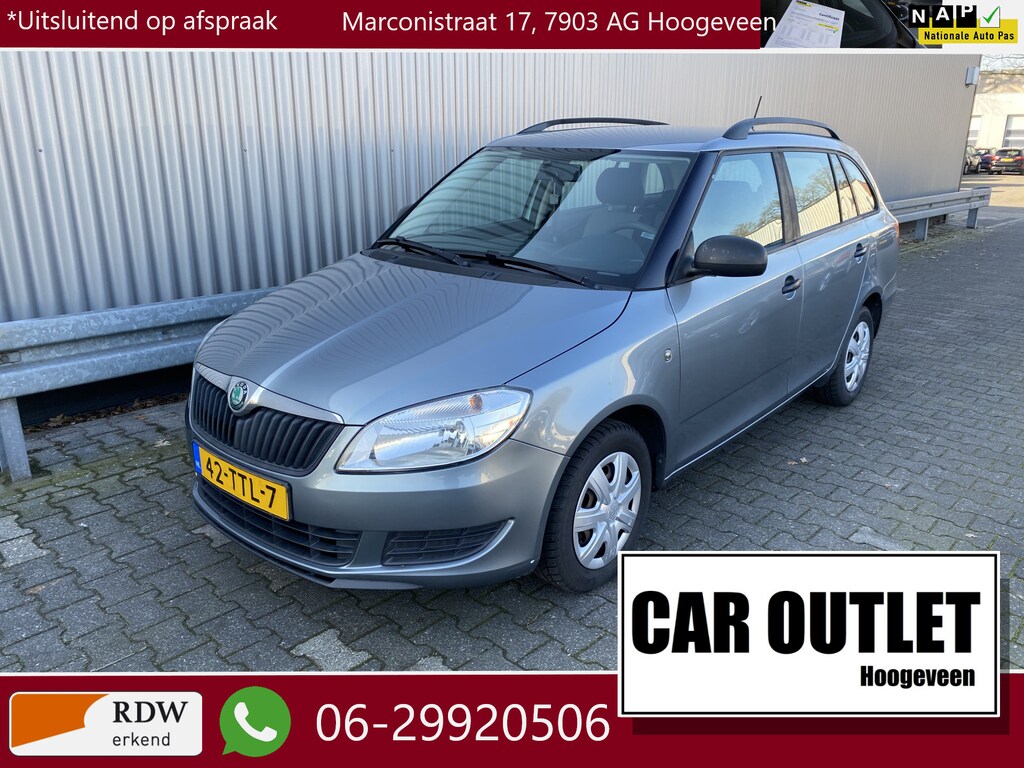 Skoda Fabia Combi 1.2-12V Fresh met Airconditioning & Nieuwe APK – Inruil Mogelijk –