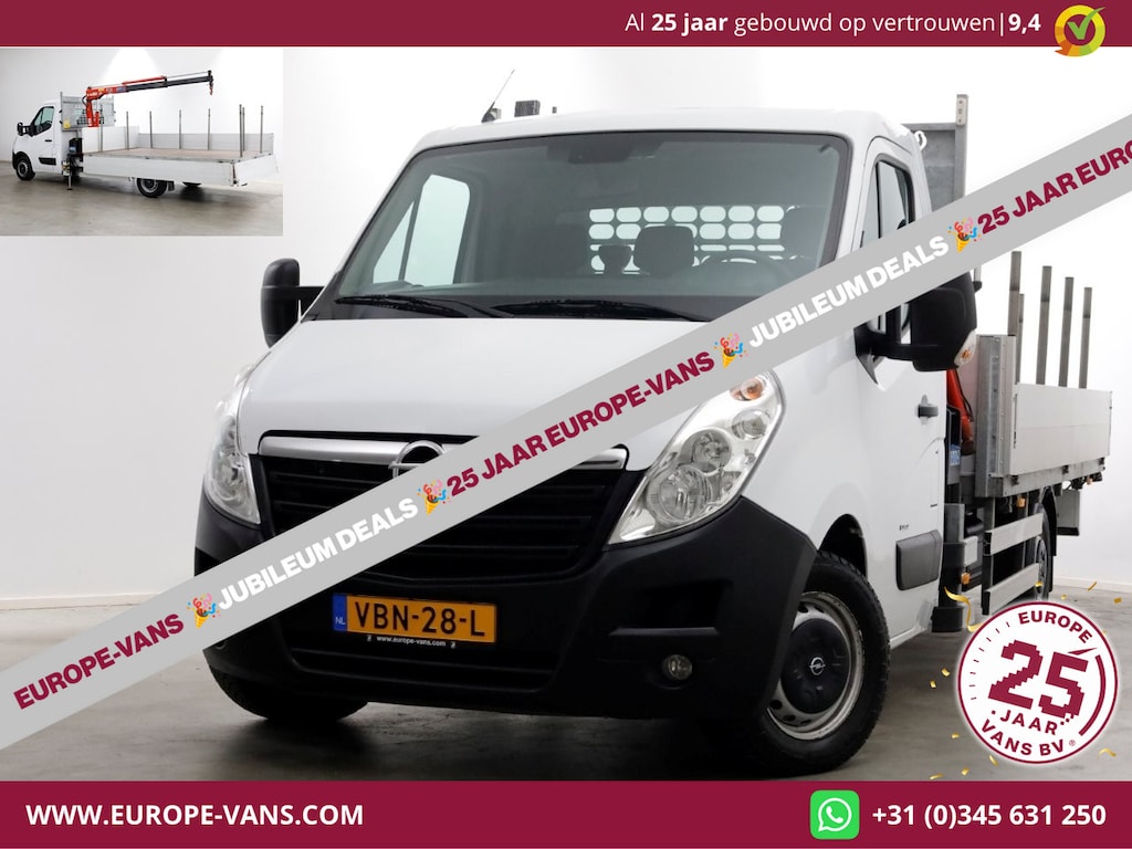 Opel Movano 2.3 CDTI 145pk E6 Open Laadbak + Kraan 08-2019