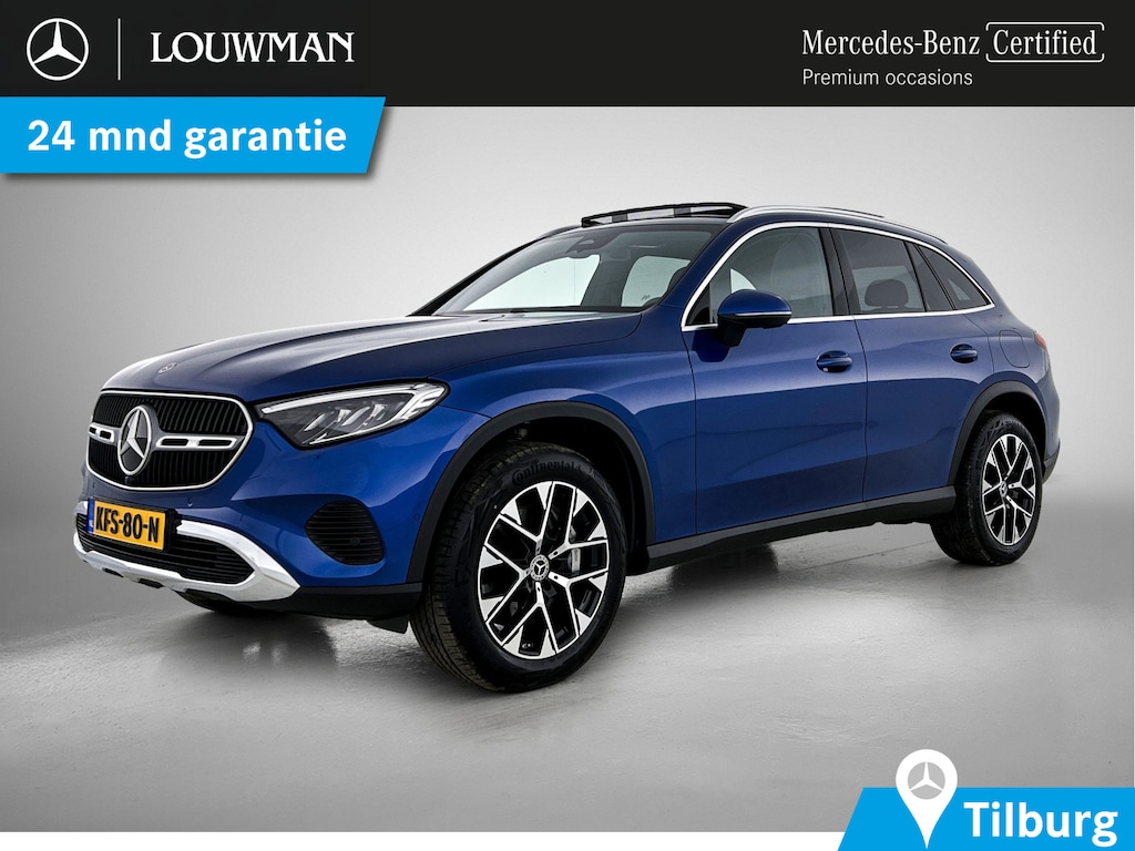 Mercedes-Benz GLC 300 e 4MATIC Plug-In Hybride Panorama Schuif-Kanteldak | Trekhaak | Memory Pakket | Stoel en Stuurverwarming. Inclusief 24 maanden MB Certified garantie voor Europa.