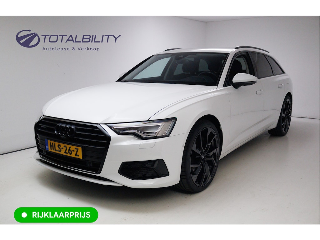 Audi A6 Avant 50 TFSI e quattro | 21 inch | Elec. achterklep | 360 camera | Sfeerverlichting Navigatie, Stoelverwarming, Lane assist, App-connect