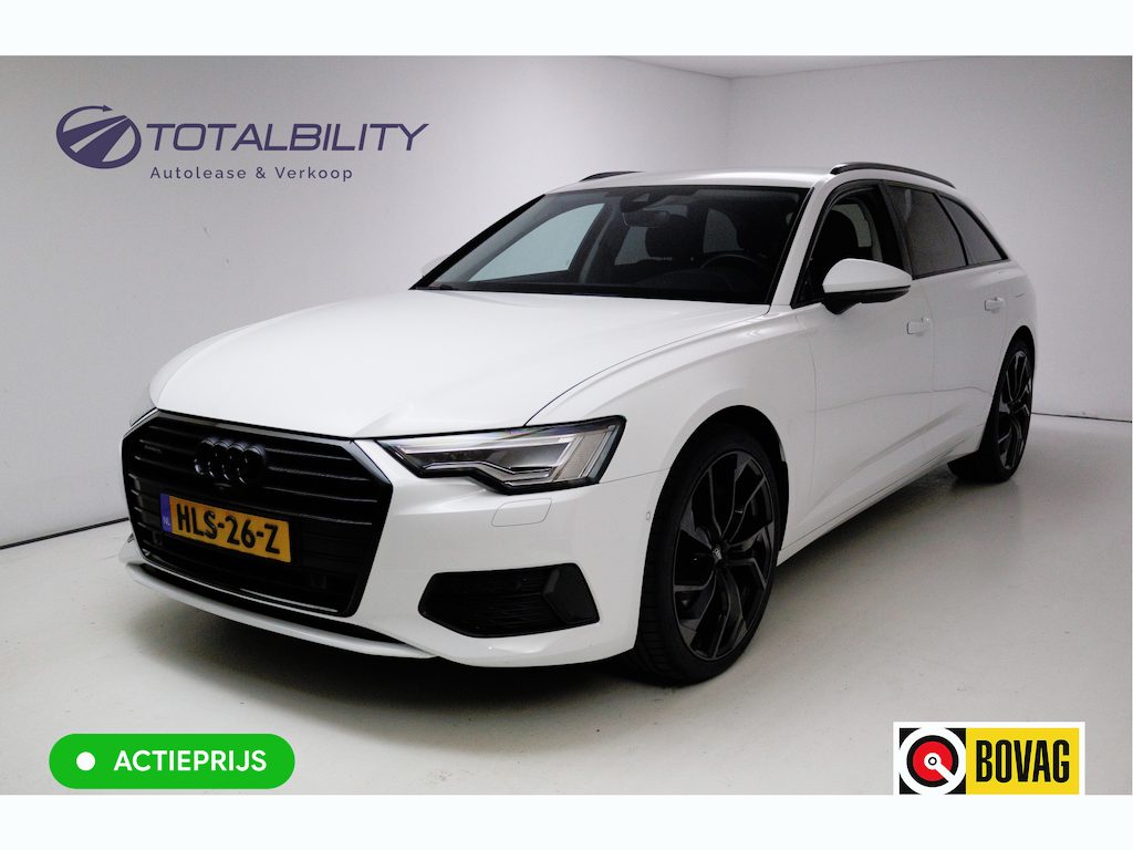 Audi A6 Avant 50 TFSI e quattro | 21 inch | Elec. achterklep | 360 camera | Sfeerverlichting Navigatie, Stoelverwarming, Lane assist, App-connect