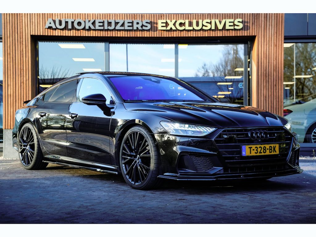 Audi A7 Sportback 50 TDI quattro Pro Line Plus B&O+ Panodak 360 Camera HUD Memory Amient Dynamisch Koplampen Achterlicht Leer