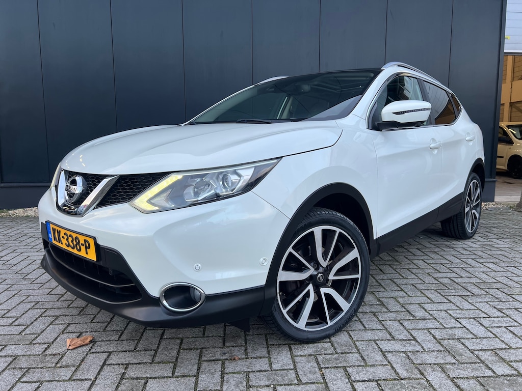 Nissan Qashqai 1.2 Tekna '16 OrgNl Leer/Navi/19'Lmv/Panodak