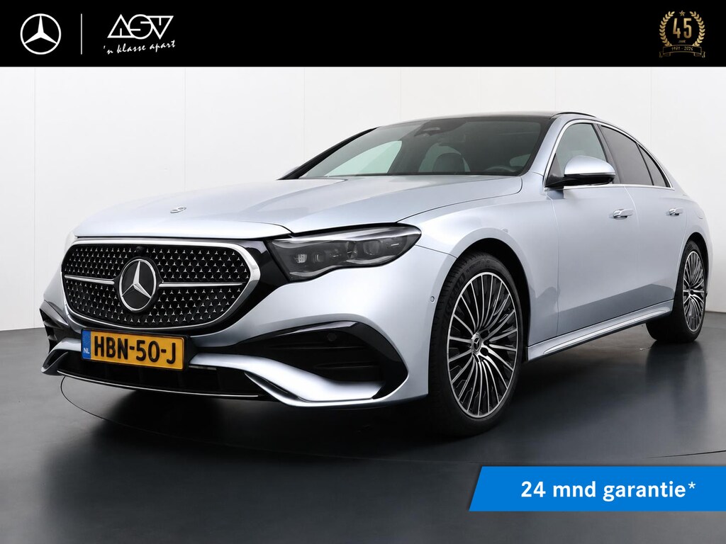 Mercedes-Benz E-klasse 300 e AMG Line | Hyperscreen | Panorama - Schuifdak | Stoelventilatie / -verwarming Voor  | 20" Multispaaks AMG Velgen | 360° Camera | DAB+ Radio | Memory seats | Superscreen