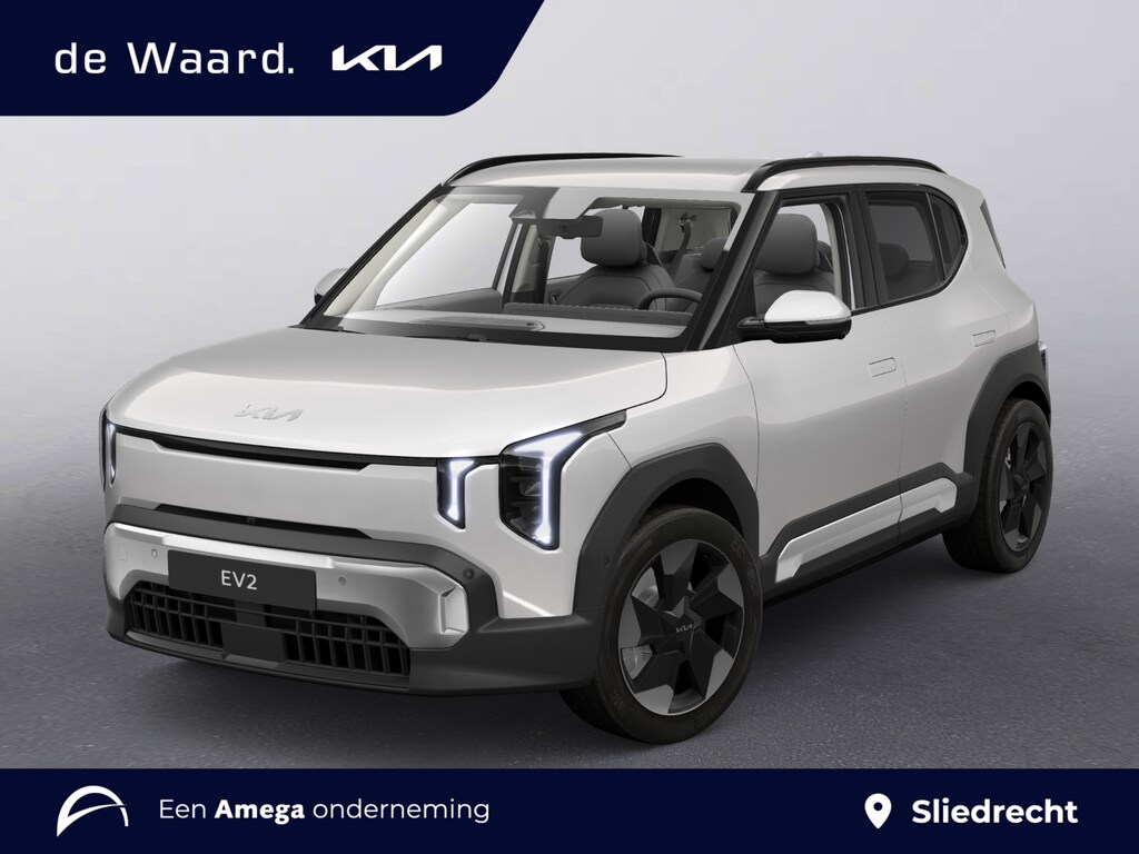 Kia EV2 Plus 42.2kWh 147pk | DE WAARD VOORRAADACTIE* | 4-ZITS | STOEL- EN STUURWIELVERWARMING | CLIMA | ADAPTIVE CRUISE | 18" LM-VELGEN | EXTRA GETINTE RAMEN | LED |