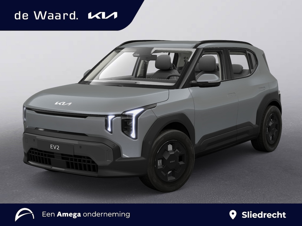 Kia EV2 Air 42.2kWh 147pk | DE WAARD VOORRAADACTIE* | 4-ZITS | NAVI | CLIMA | ADAPTIVE CRUISE | STOEL- EN STUURWIELVERW. | 16'' LM-VELGEN | LED | PARKEERSENSOREN V + A | CAMERA | DODEHOEKBEW. |