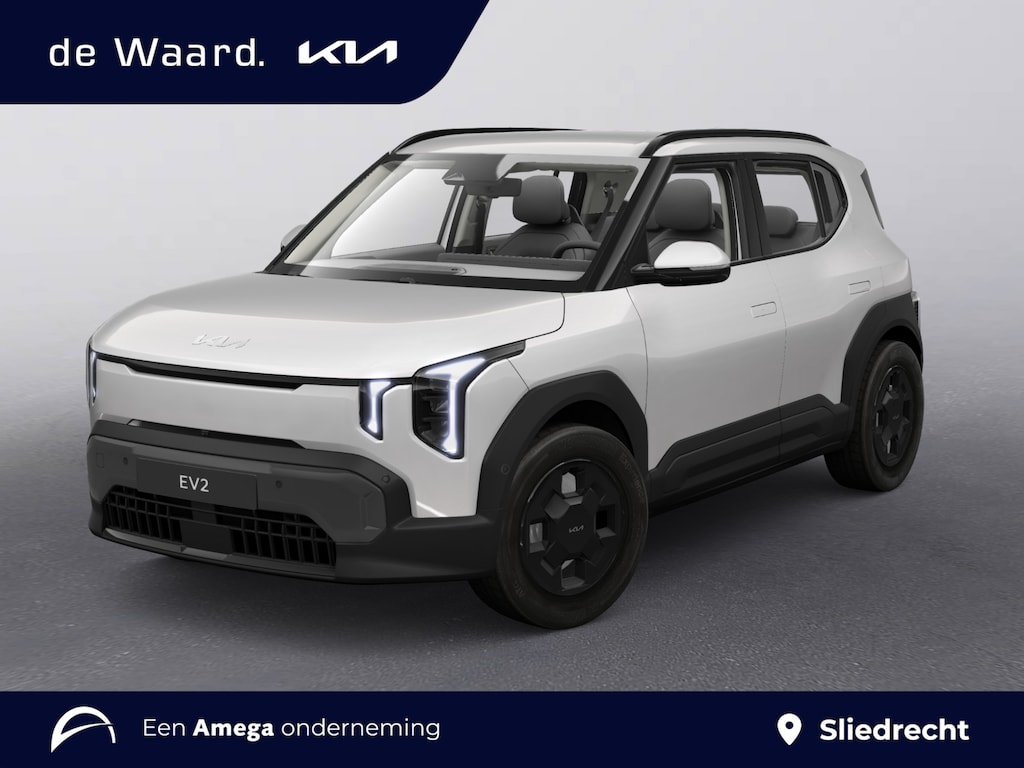 Kia EV2 Air 42.2kWh 147pk | DE WAARD VOORRAADACTIE* | 4-ZITS | NAVI | CLIMA | ADAPTIVE CRUISE | STOEL- EN STUURWIELVERW. | 16'' LM-VELGEN | LED | PARKEERSENSOREN V + A | CAMERA | DODEHOEKBEW. |
