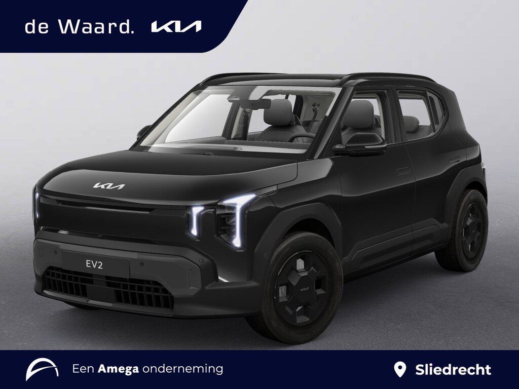 Kia EV2 Air 42.2kWh 147pk | DE WAARD VOORRAADACTIE* | 4-ZITS | NAVI | CLIMA | ADAPTIVE CRUISE | STOEL- EN STUURWIELVERW. | 16'' LM-VELGEN | LED | PARKEERSENSOREN V + A | CAMERA | DODEHOEKBEW. |
