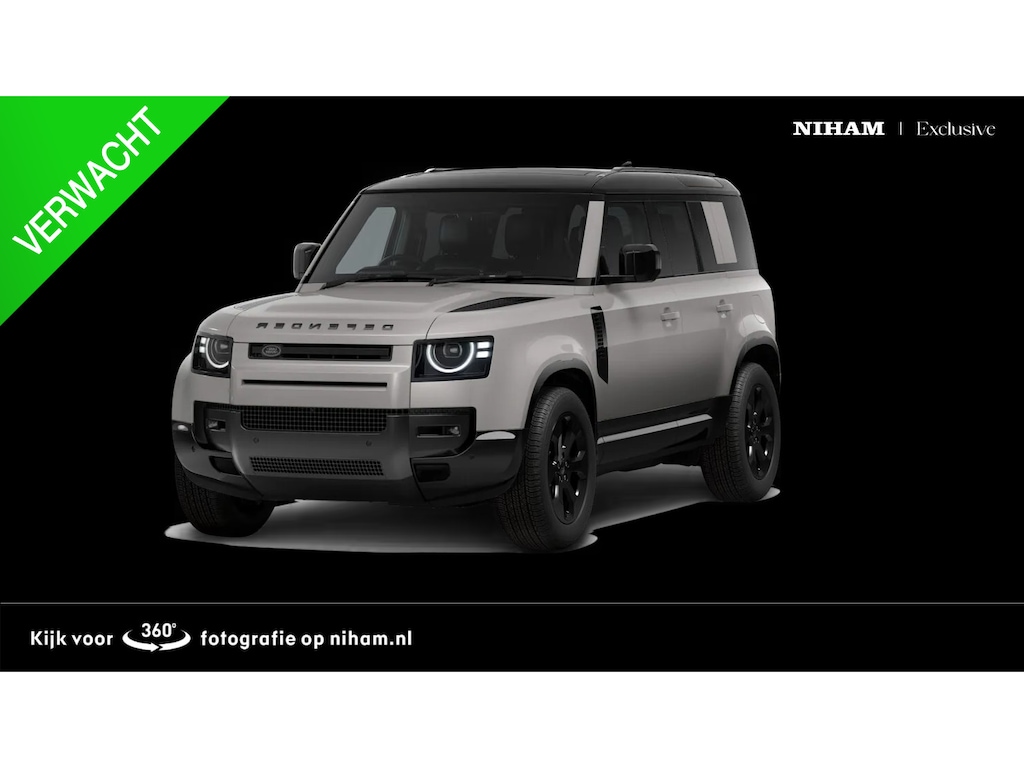 Land Rover Defender 110 2.0 P300e 110 X-Dynamic SE BORASCO-GREY|PANO DAK|TREKHAAK|20"LM VELGEN|COLD CLIMATE PACK|STOELVERWARMING| VERWACHT 08-2026