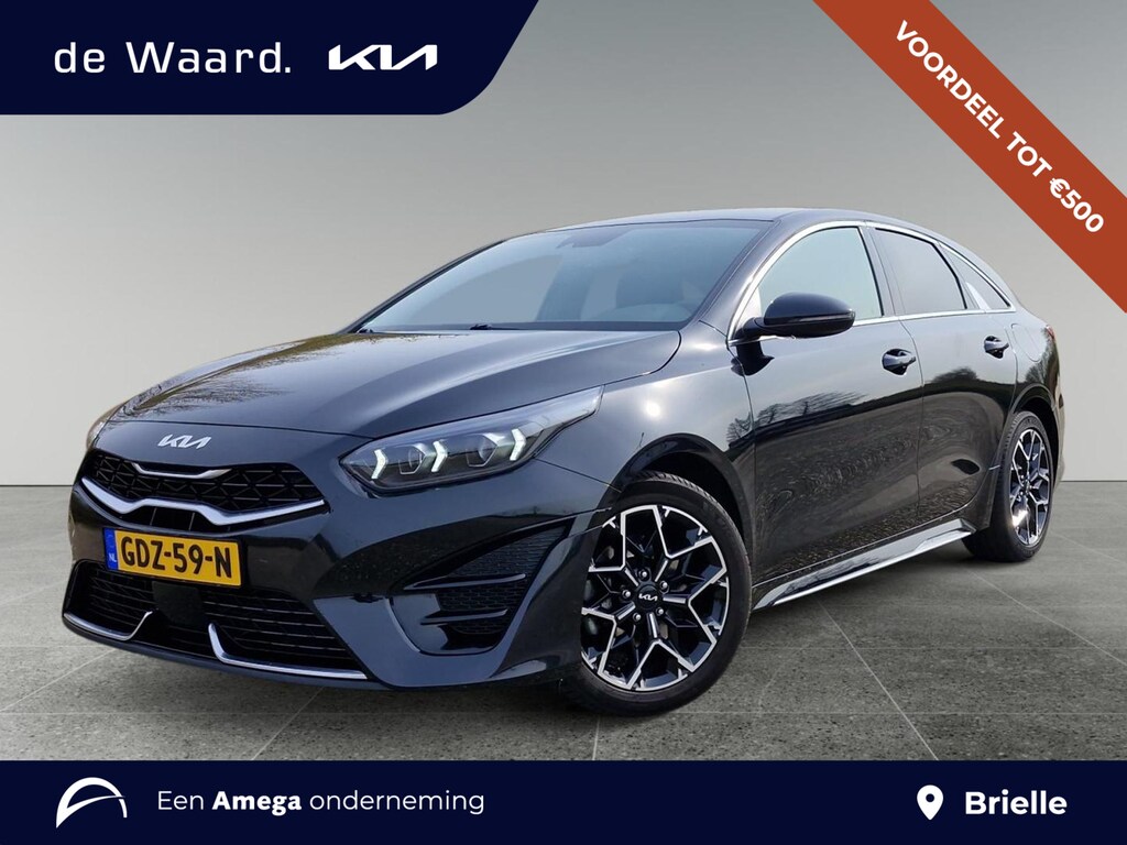 Kia ProCeed GT-Line 1.5 T-GDi 160pk AUTOMAAT | JBL AUDIO | VERW. VOORRUIT | STOEL- + STUURVERW. | ELEK. ACHTERKLEP | CLIMA | NAVI | KEYLESS | APPLE CARPLAY / ANDROID AUTO | ISOFIX |