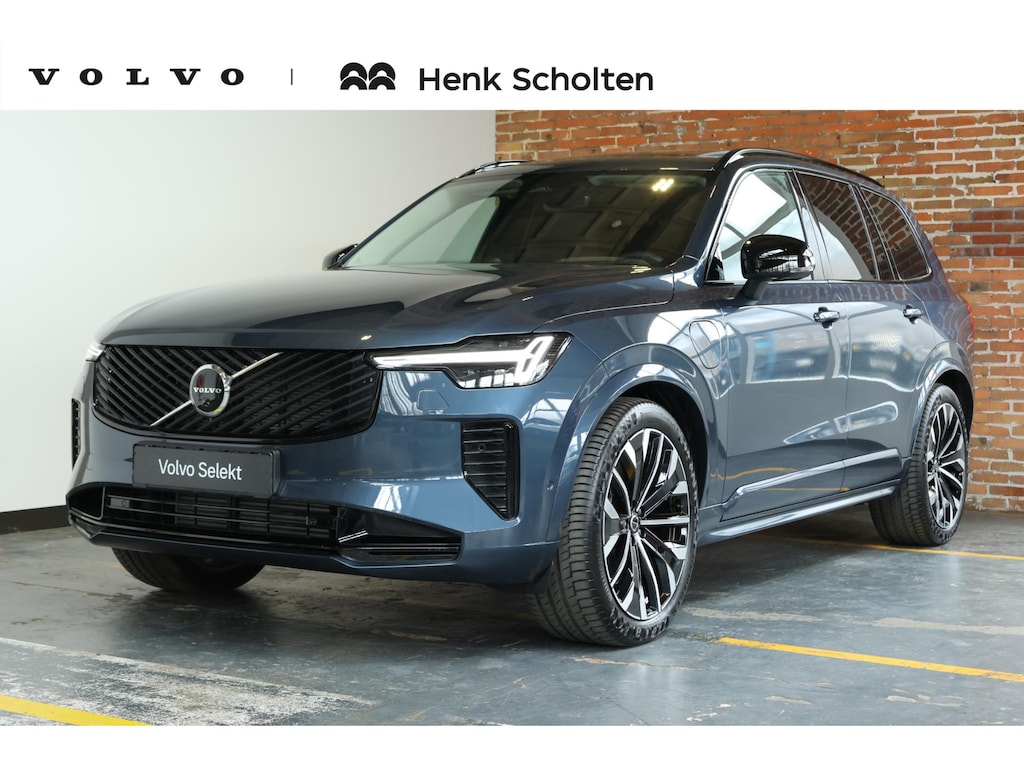 Volvo XC90 T8 Plug-in hybrid AWD Ultra Dark | Bowers & Wilkins Premium audio | Luchtvering | Panoramadak | Semi-Electrische Wegklapbare Trekhaak | Google Infotainment | Stoelverwarming | Stuurwielverwarming | Parkeerverwarming