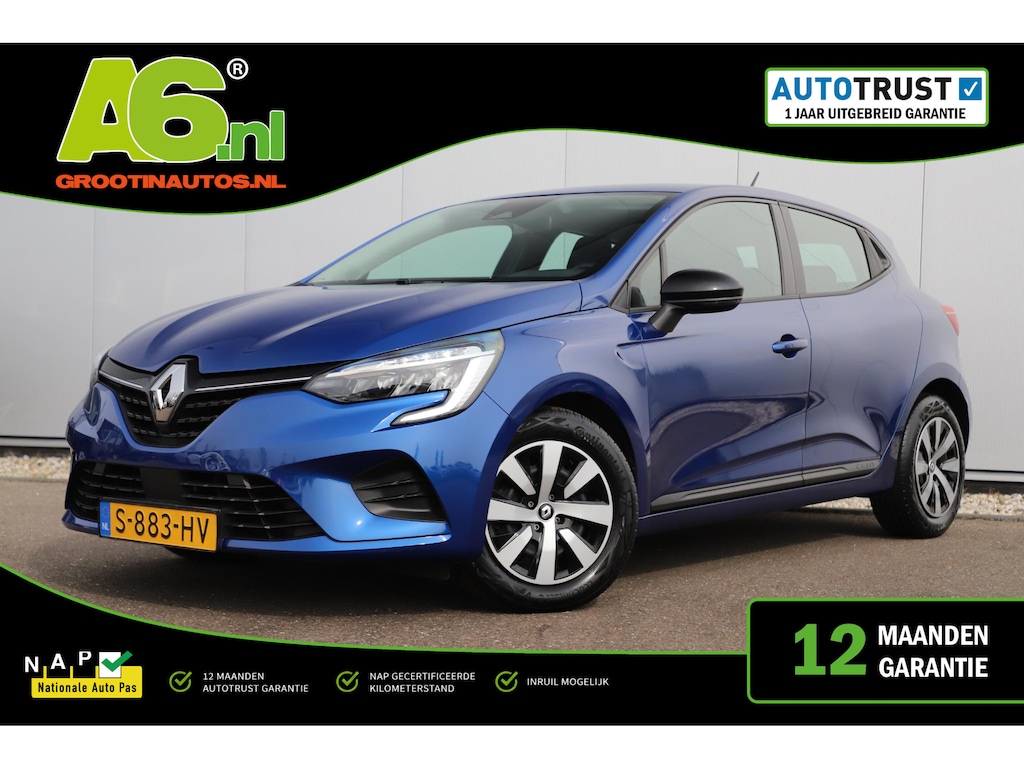 Renault Clio 1.0 TCe 90 Equilibre 6-bak Navigatie Carplay Android Airco Cruise Control Rijstrooksensor LED