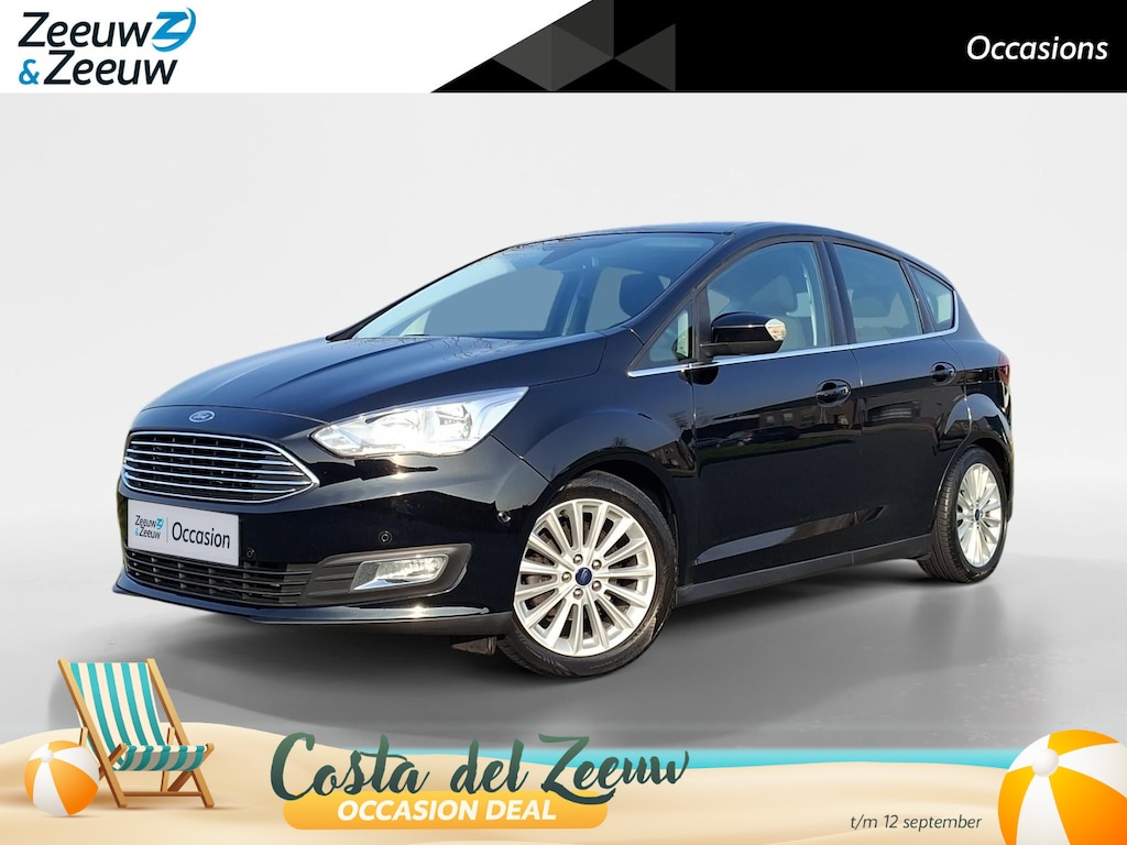 Ford C-Max 1.0 Titanium | Camera | El. Achterklep | Climate Control | Navigatie | Apple Carplay&Android Auto | 17" Lichtmetaal | Dealer onderhouden! |