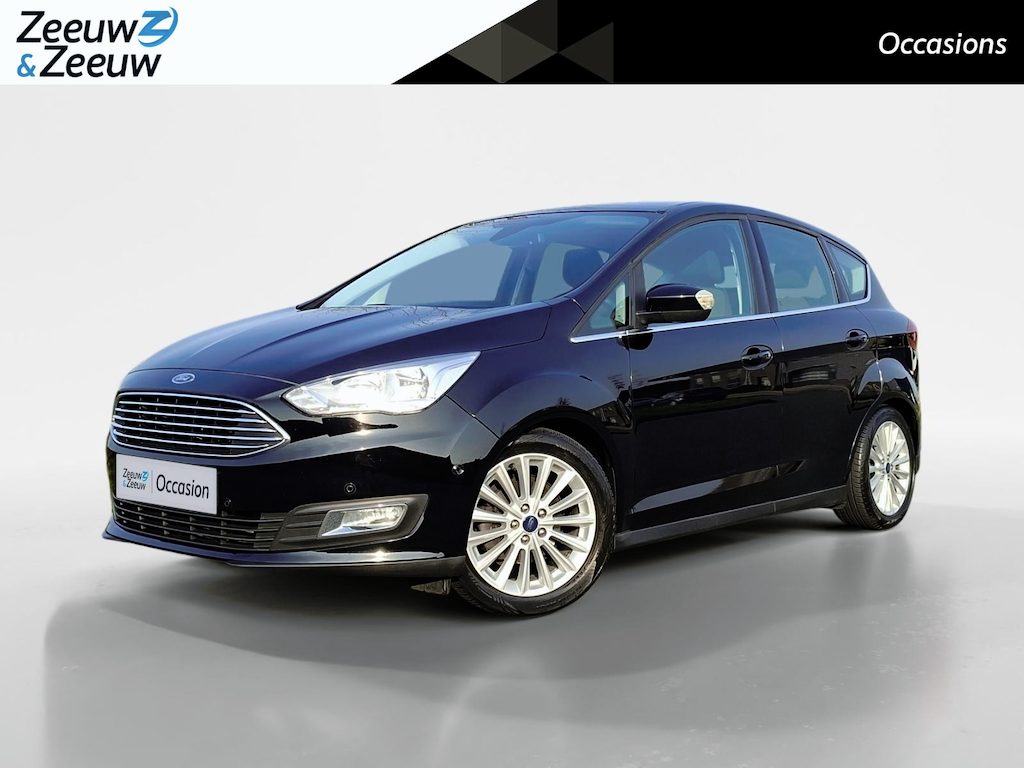 Ford C-Max 1.0 Titanium | Camera | El. Achterklep | Climate Control | Navigatie | Apple Carplay&Android Auto | 17" Lichtmetaal | Dealer onderhouden! |