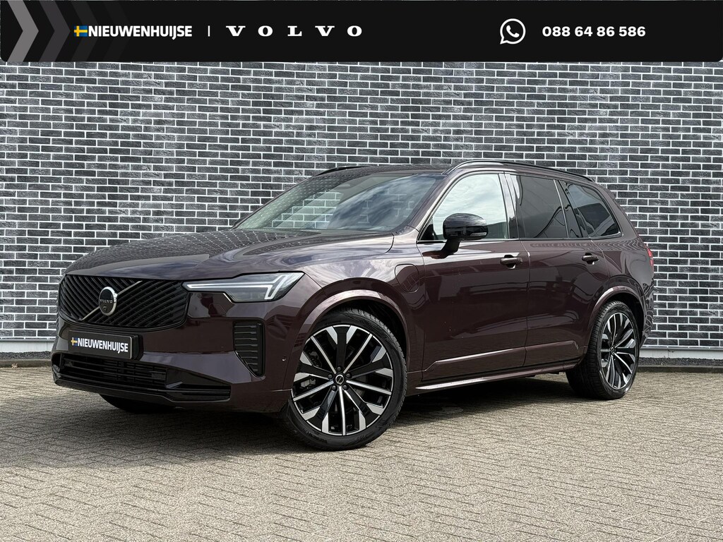 Volvo XC90 2.0 T8 Plug-in hybrid AWD Ultra Dark | PHEV Long Range | Facelift | Luchtvering | Head-up Display | Trekhaak | 360 Graden Camera | Bowers Wilkins Audio | Nappaleder | Stoelventilatie | Stoelmassage | Panoramadak | Keyless Entry | BLIS | Cruise Control Adaptief