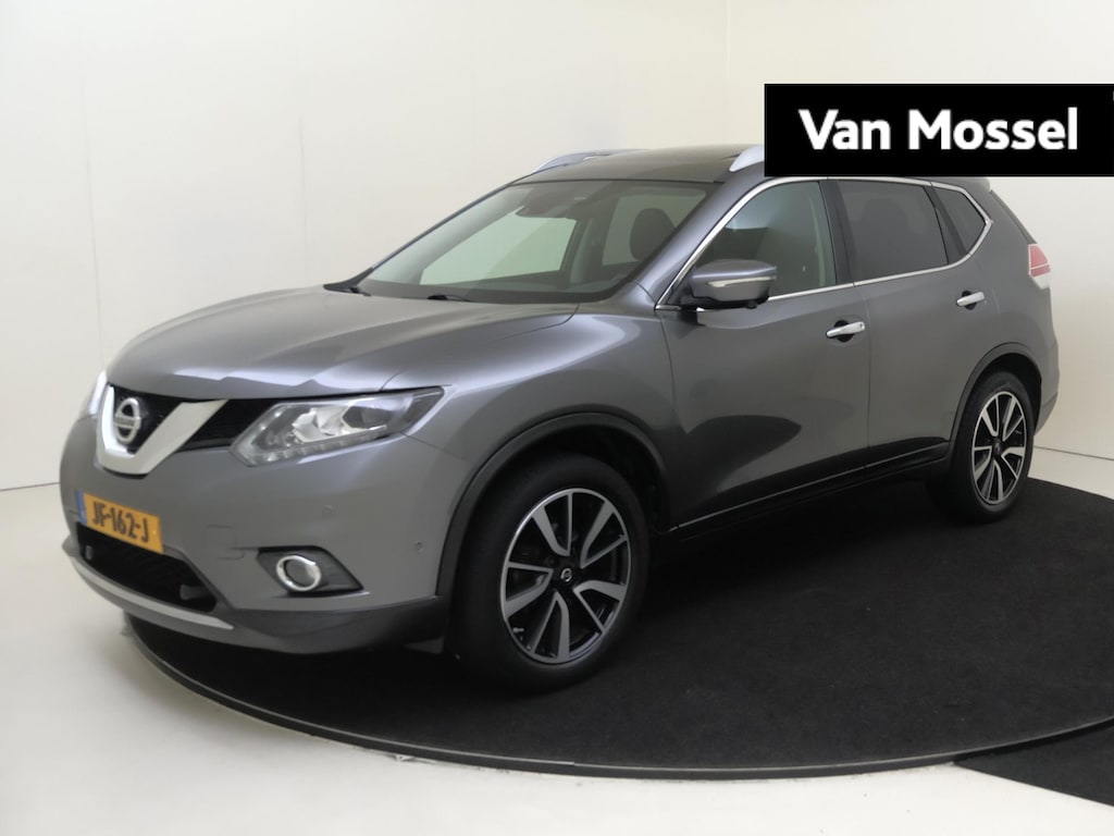 Nissan X-Trail 1.6 DIG-T Tekna | airco automatisch | cruise control | LED koplampen | lederen bekleding | lichtmetalen velgen 19" | navigatiesysteem full map | panoramadak |