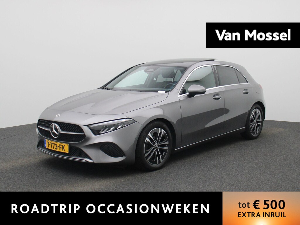 Mercedes-Benz A-klasse 180 Business Line | Automaat | Panorama dak | Leder | DAB | Navigatie | Bluetooth | Camera | Stoel verwarming | Cruise Control | Lichtmetalen Velgen |