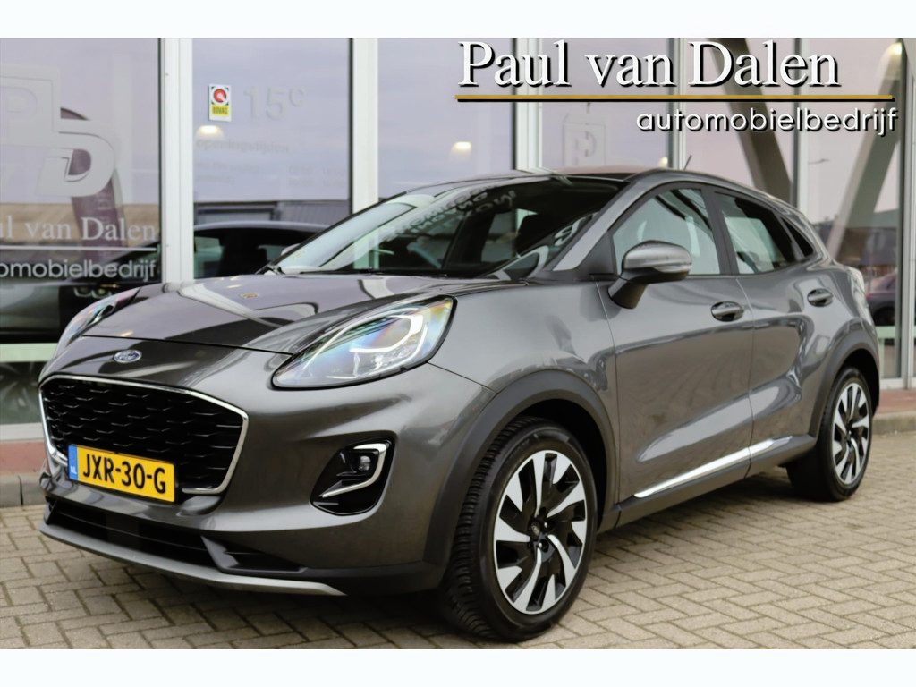 Ford Puma 1.0 125PK HYBRID AUTOMAAT TITANIUM Navi | Cruise | Pdc | Led | Spraakbediening |