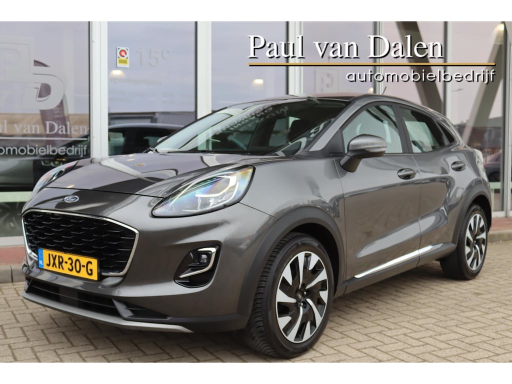 Ford Puma 1.0 125PK HYBRID AUTOMAAT TITANIUM Navi | Cruise | Pdc | Led | Spraakbediening |