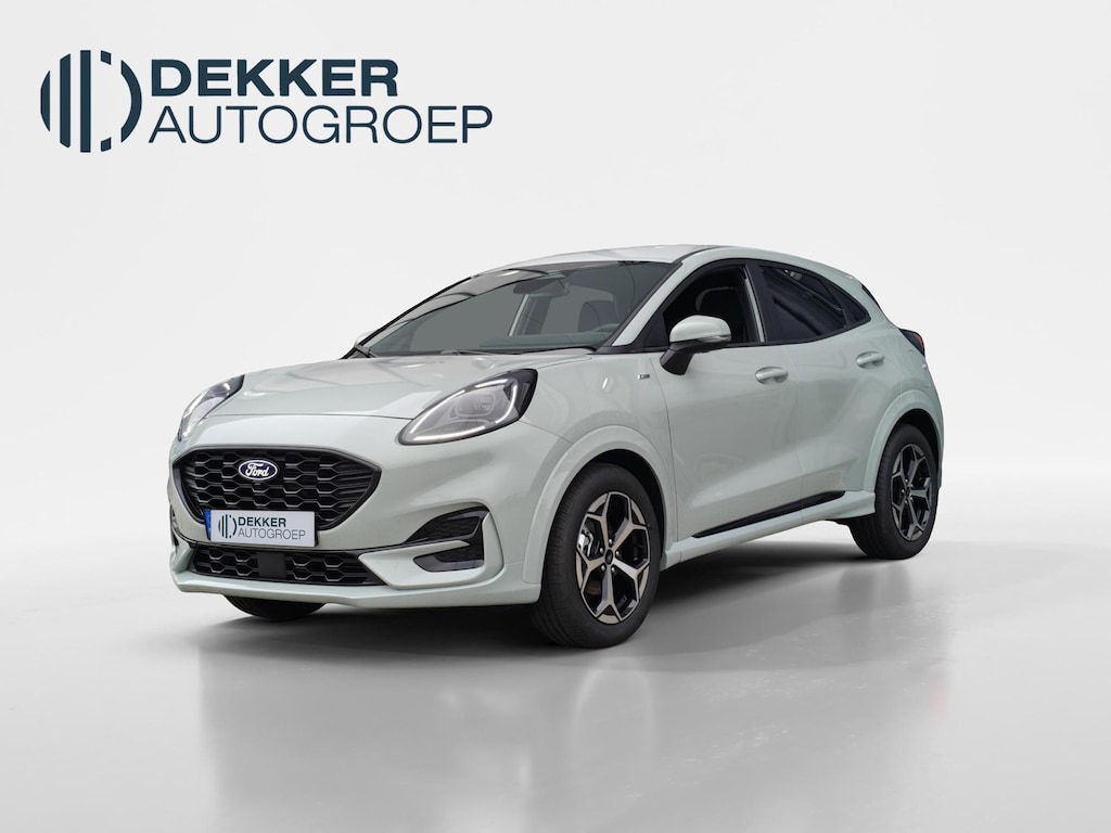 Ford Puma 1.0 EcoBoost Hybrid ST-Line NIEUW | TREKHAAK | CACTUS GREY | LED KOPLAMPEN | WINTER PAKKET | CAMERA