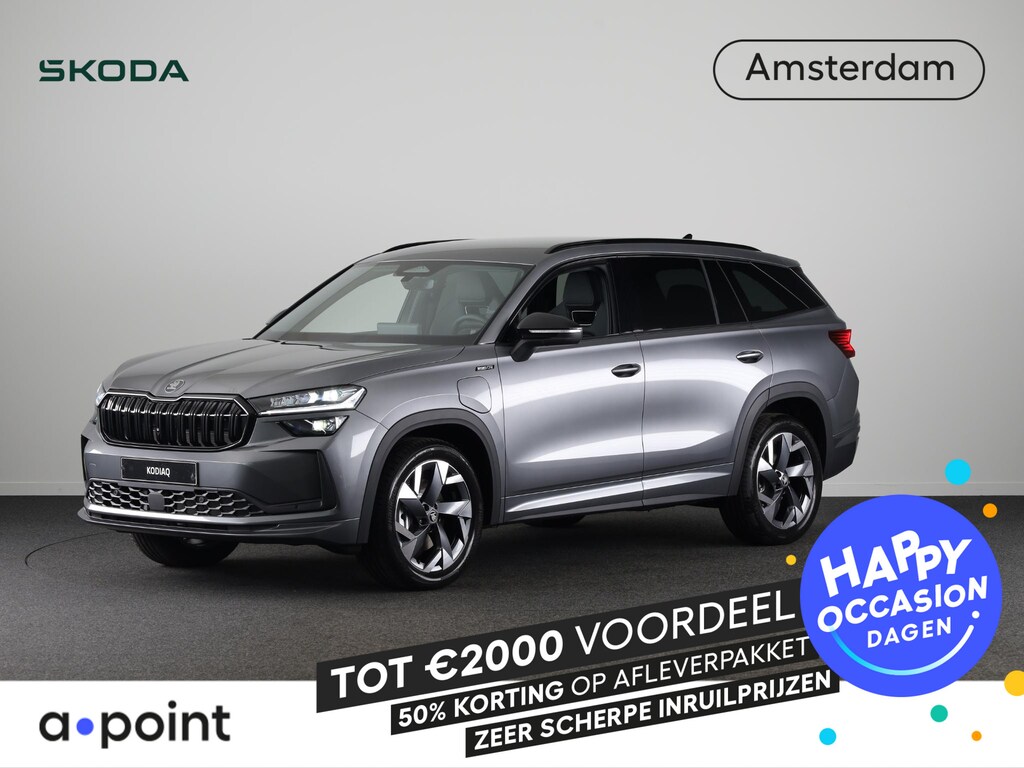 Skoda Kodiaq Sportline Business PHEV 1.5 TSI 204 pk | Trekhaak | Blind Spot | Adaptive Cruise | Stoelverwarming | Camera | Light & View