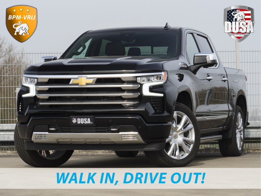 Chevrolet 1500 | Silverado | 6.2L V8 High Country | Leder | Schuifkantel Getoonde accessoires zijn verkrijgbaar tegen meerprijs
