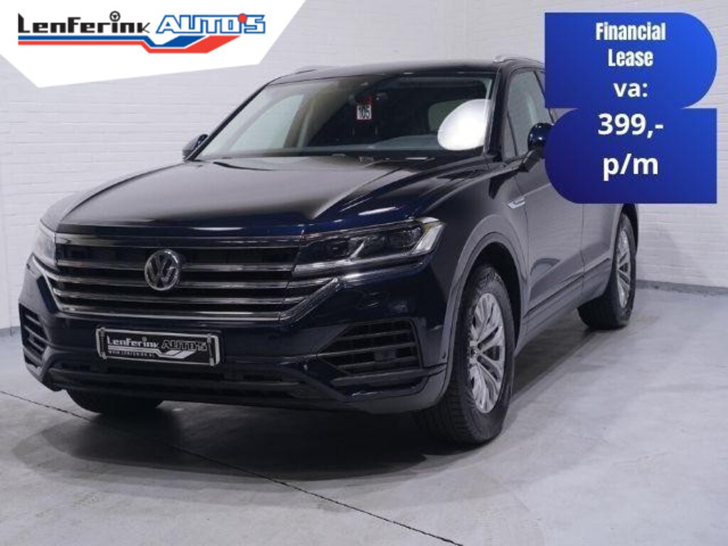 Volkswagen Touareg 3.0 TDI 231 pk Grijs Kenteken 2-Zits Navi, Camera Trekhaak 3.500 kg, Leder Zwart, Adapt. Cruise, Luchtvering