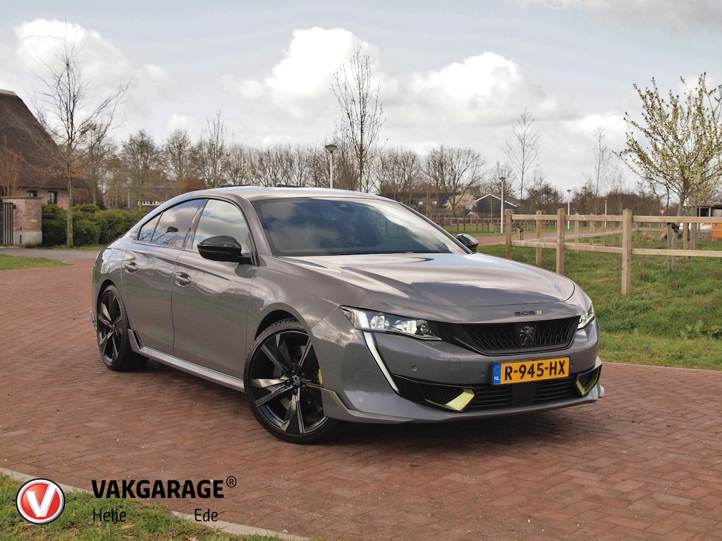 Peugeot 508 1.6 HYbrid Peugeot Sport Engineered | 360 Camera | 360 PK | NL-Auto | Gris Sellenium | Stoelverwarming |