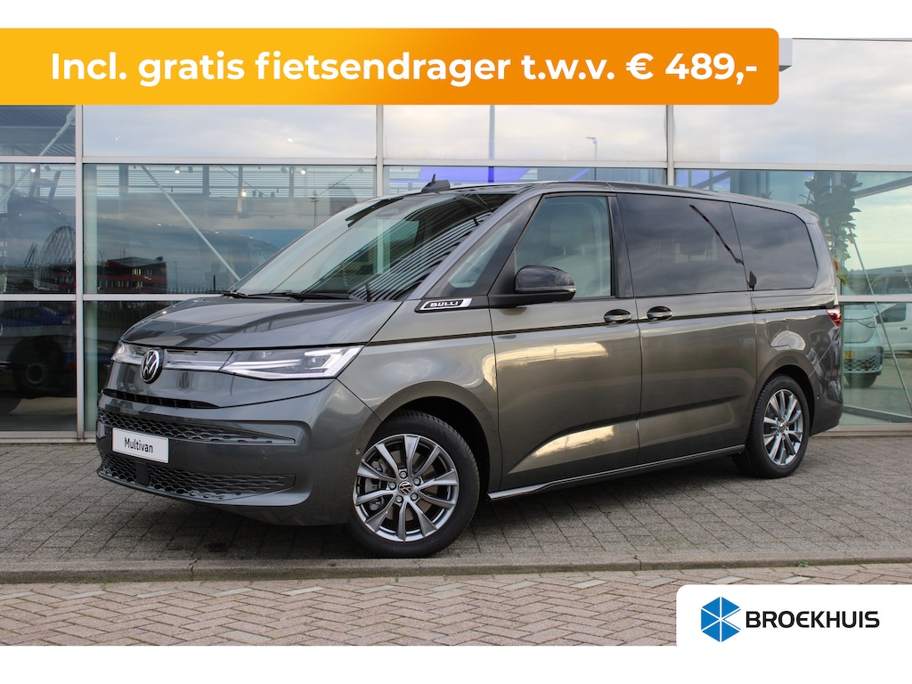 Volkswagen Multivan Bulli eHybrid lang 4MOTION | Trekhaak | 4 - Seizoenen Banden | Glazen dak | Vis-a-Vis | Art Velours |