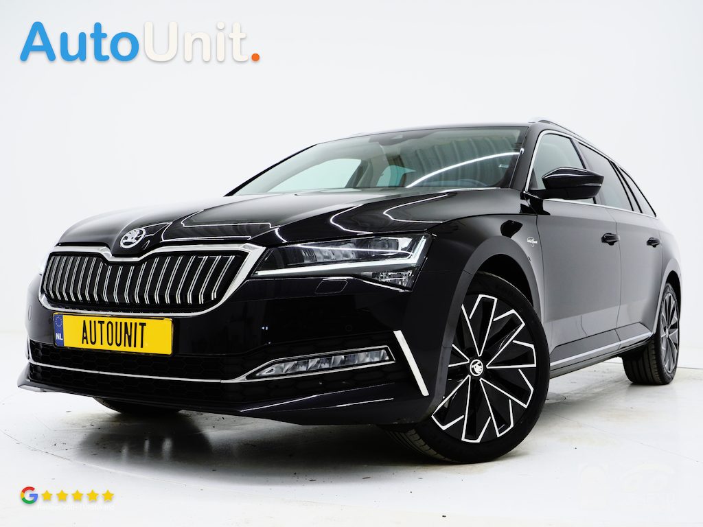 Skoda Superb Combi 1.4 TSI iV Laurin & Klement | Leder | Trekhaak | Canton | Adaptive Cruise | Keyless | Sfeerlicht | Memory | Carplay