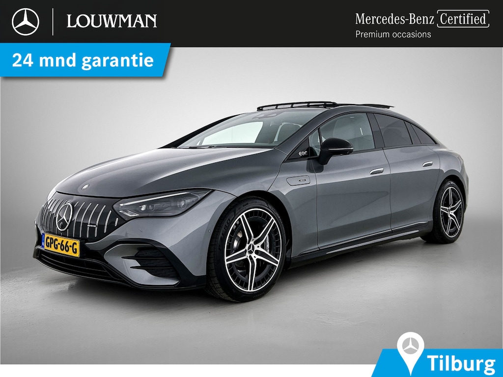 Mercedes-Benz EQE AMG 43 4MATIC 90 kWh Panoramadak | Memory Pakket | Rode gordels |  Burmester Inclusief 24 maanden Mercedes-Benz Certified garantie voor Europa.