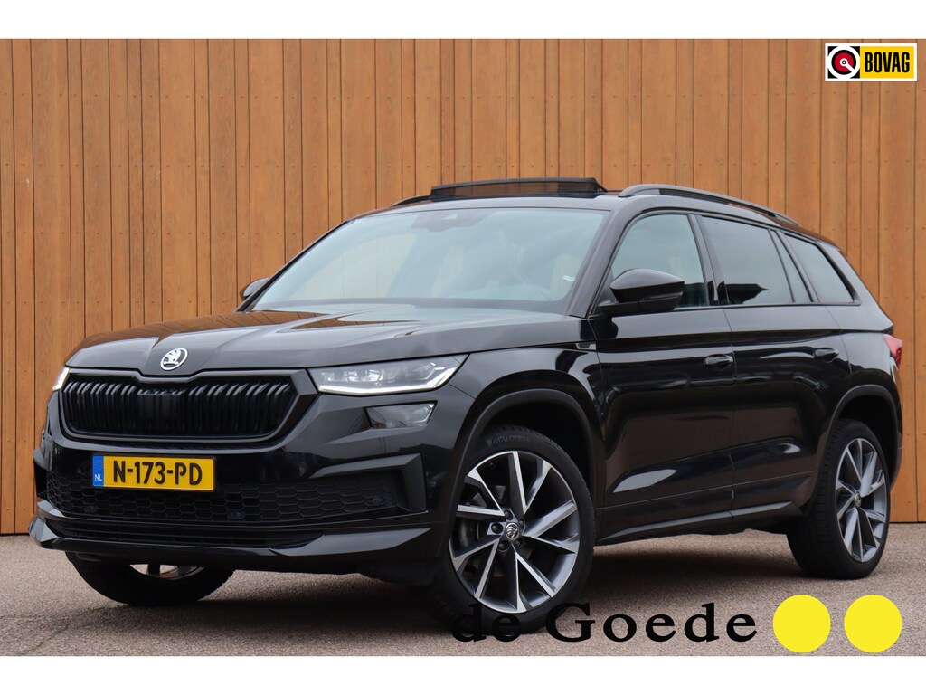 Skoda Kodiaq 1.5 TSI Sportline Business Org.NL schuifdak stuur+stoelverw. el.klep+trekhaak canton