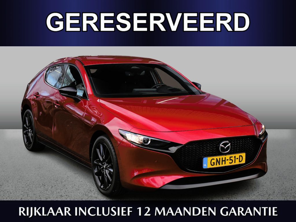 Mazda 3 Homura 2.0 automaat e-Sky-X 186pk /1e eigenaar/Dealeronderhouden/Navi/HUD/Keyless/Airco/CarPlay