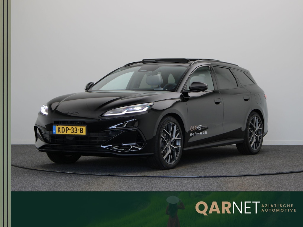 BYD Seal 6 Touring 1.5 DM-i Comfort | 19 kWh Accu | Stoelverwarming | Stoelventilatie | Panoramadak | 20 inch Velgen | Black Pack |