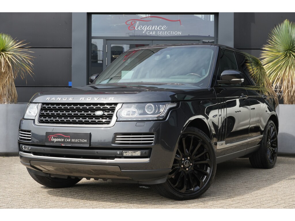 Land Rover Range Rover Range Rover 3.0 SDV6 Hybrid Autobiography | 340PK | Pano | Meridian | 360° | Trekhaak | Land Rover Range Rover Autobiography 340 PK Hybrid met 3.0 V6, panoramadak, Meridian Surround Sound, 360° camera, luchtvering, 22-inch velgen, lederen interieur, stoelventilatie en trekhaak.