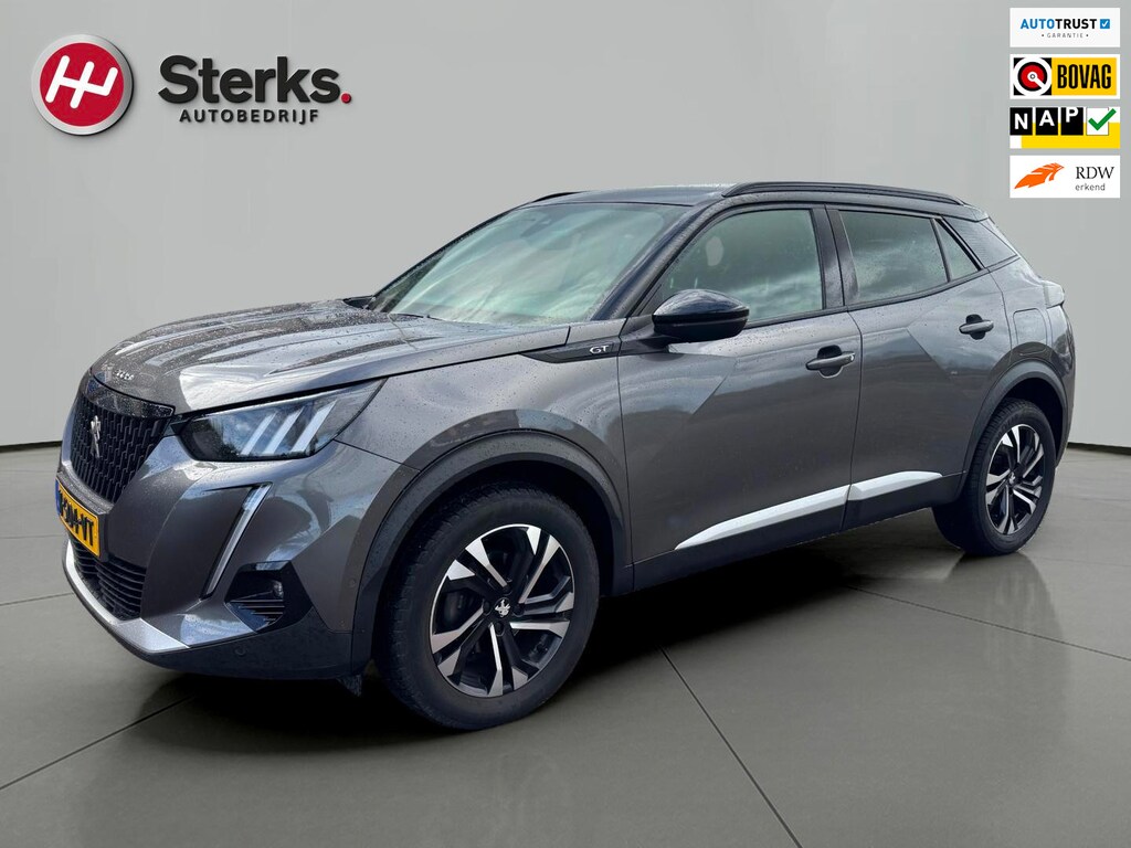 Peugeot 2008 1.2 PureTech GT 131 PK NIEUWE DISTRIBUTIERIEM HALF LEDER 17"LM VELGEN CAMERA PDC CARPLAY/ANDROID AUTO