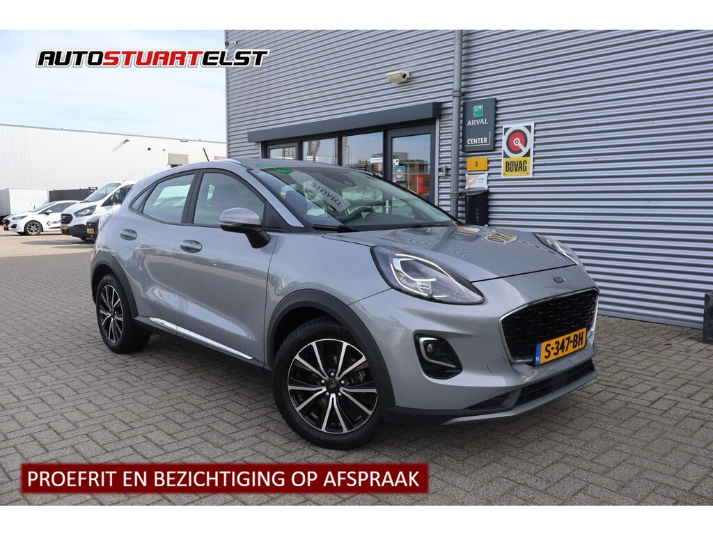 Ford Puma 1.0 Hybride Titanium 1e Eigenaar | Volledig Onderh | NAP | BTW | Navi | DAB | Cruise | Bots | Full LED | Start/Stop | PDC
