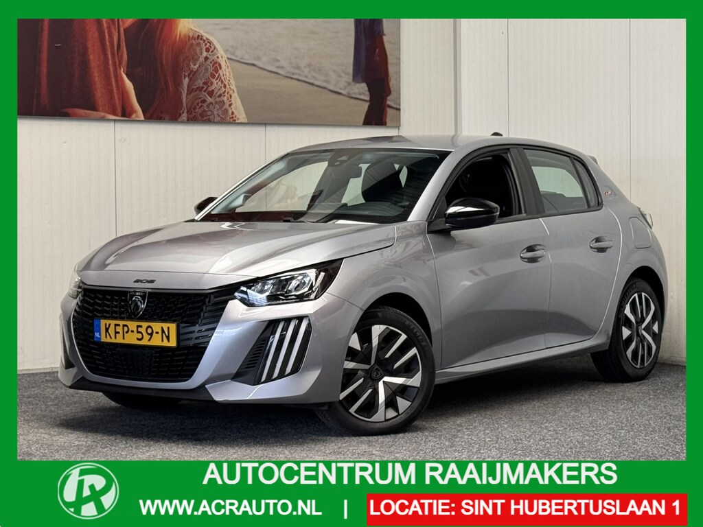 Peugeot 208 1.2 STYLE 100PK MODEL 2025 NAVIGATIE CRUISE CONTROL APPLE CARPLAY/ANDROID AIRCO BLUETOOTH TELEFOON RIJSTROOKSENSOREN PDC ZEER MOOI !!