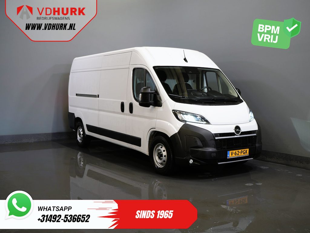 Opel Movano 2.2 140 pk L3H2 LED/ Virtual Cockpit/ 3.0t Trekverm./ 270Gr.Deuren/ Carplay/ Climate/ Navi/ Camera/ Cruise/ PDC