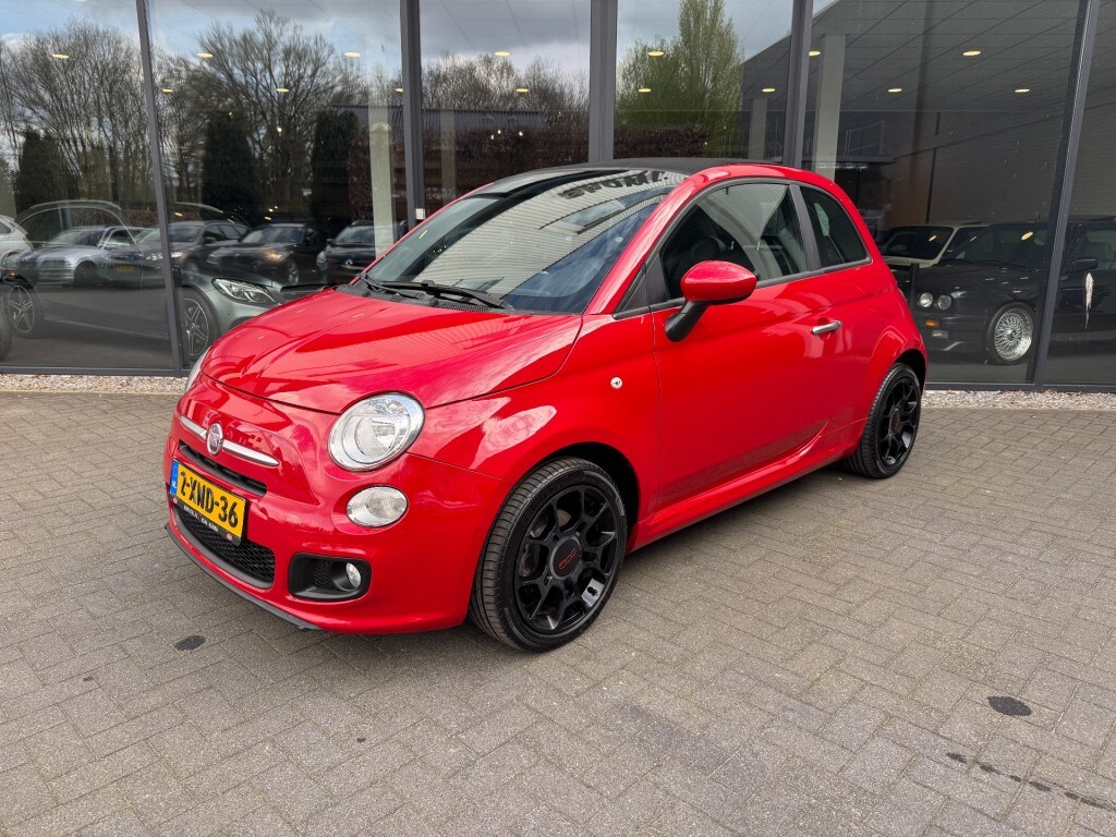 Fiat 500C 0.9 TwinAir SPORT ,Airco,Pdc,Elek Dak,LMvelgen,HalfLeer