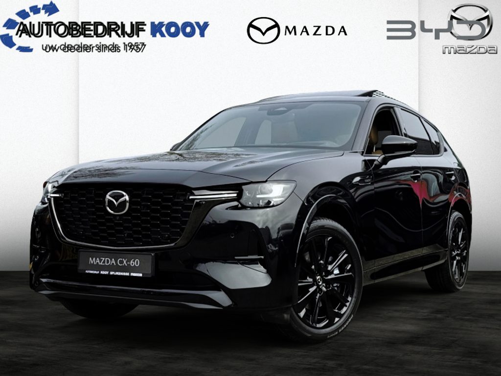 Mazda CX-60 2.5 e-SkyActiv PHEV 327pk Homura Plus / Tan leder