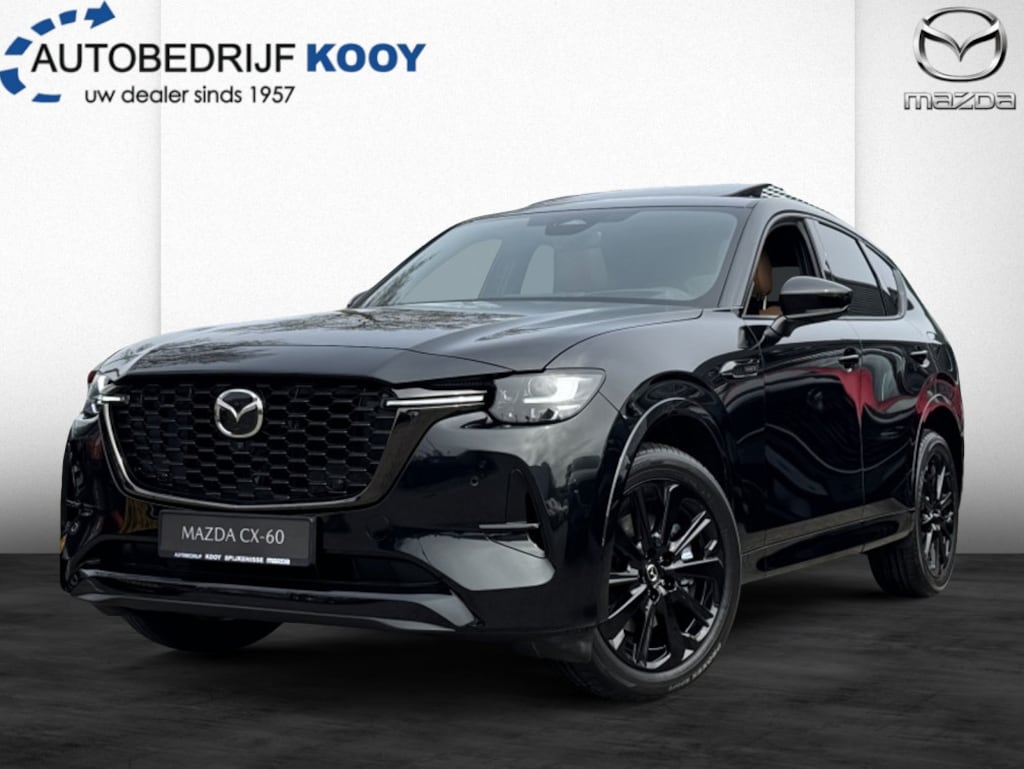 Mazda CX-60 2.5 e-SkyActiv PHEV 327pk Homura Plus / Tan leder