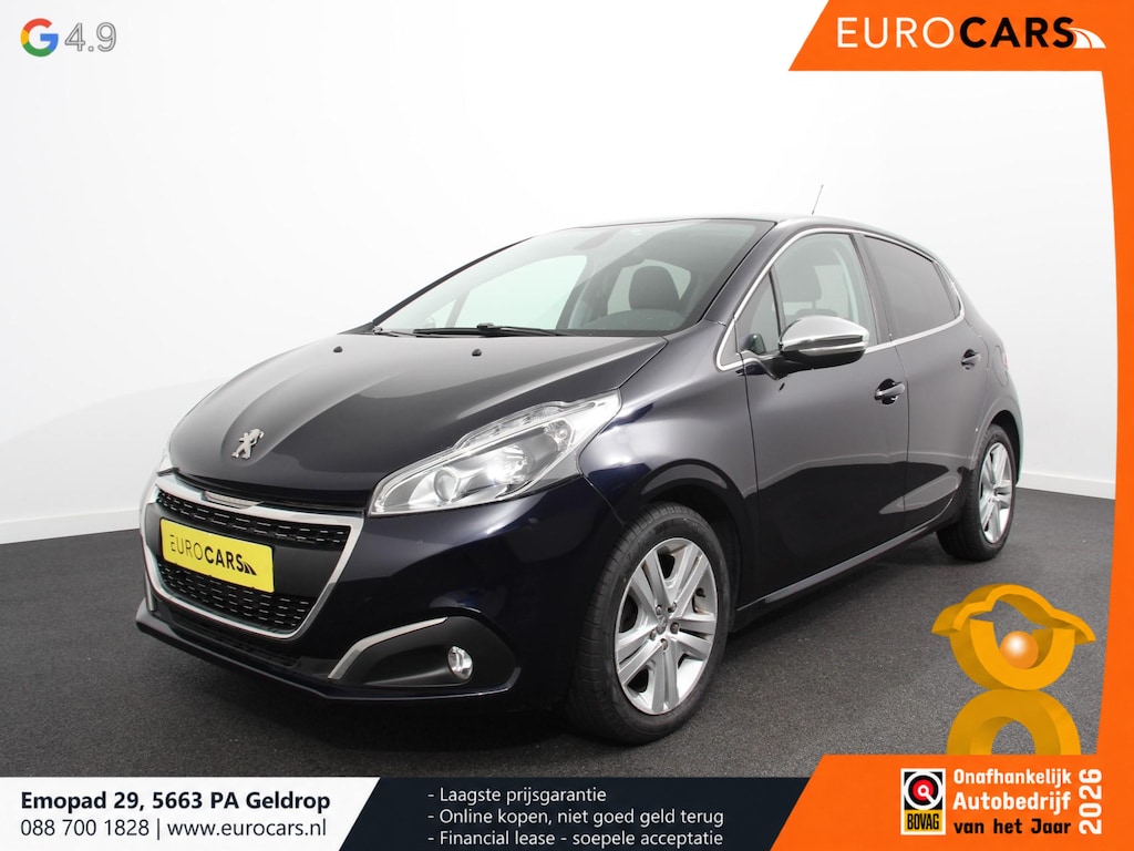 Peugeot 208 1.2 PureTech 110pk Automaat Allure Cruise control Parkeersensoren achter LED Navigatie Climate Control Extra Getint glas Lichtmetalen Velgen