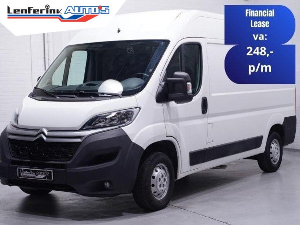 Citroën Jumper 2.0 BlueHDi 130 pk L2H2 Airco Cruise control, PDC achter, Slechts 83 dkm, 3-Zits